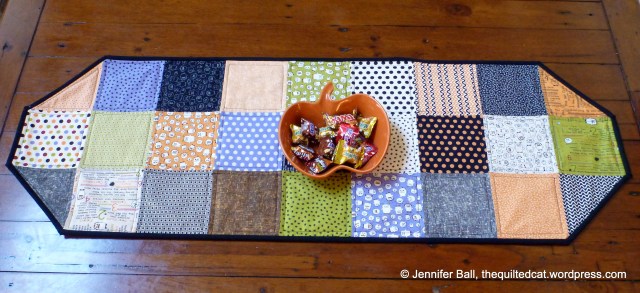Easy Charm Pack Halloween Table Runner