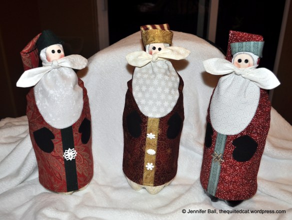 Santa Bottle Wraps