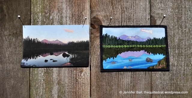 Scott Lake Fabric Postcard and Picture