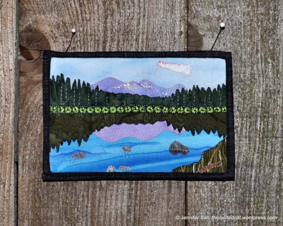 Scott Lake Fabric Postcard for the Sisters Outdoor Quilt Show