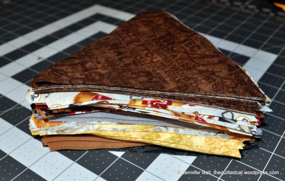 Triangle QAL Fabric Pie