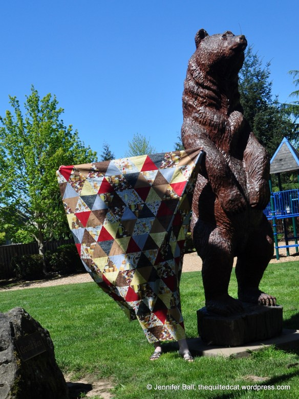 Triangle QAL Near Giant Bear Statue? Still Too Windy!