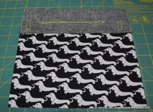 Trim Stitched Down to Print Fabric