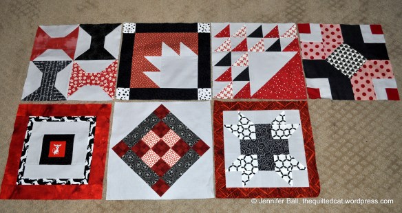 Aurifil BOM, Blocks 1-7