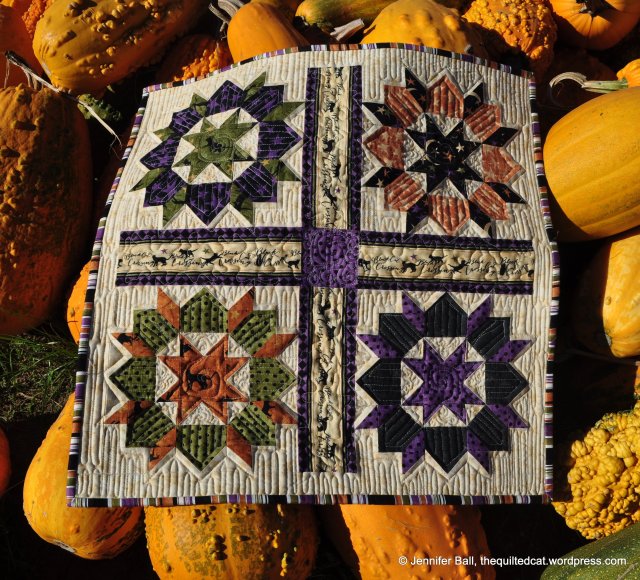 Black Cat Swoon at the Pumpkin Patch