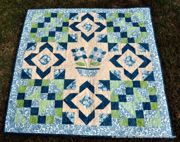 Bali Posies Quilt Front