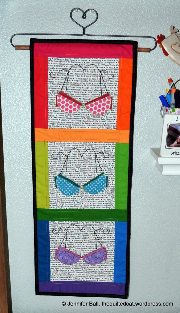 We Support You Rainbow Mini Quilt (Indoors)