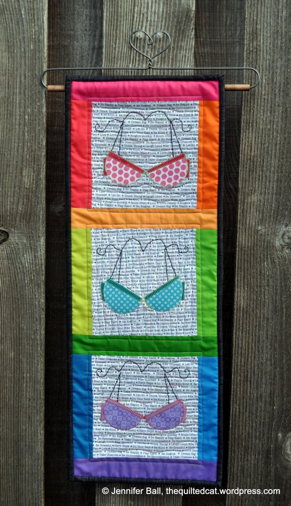 We Support You Rainbow Mini Quilt (Outdoors)