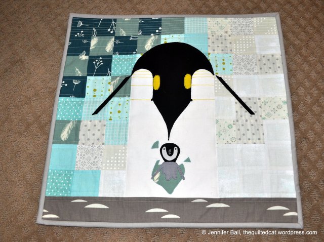 Charley Harper Penguin Mini Quilt