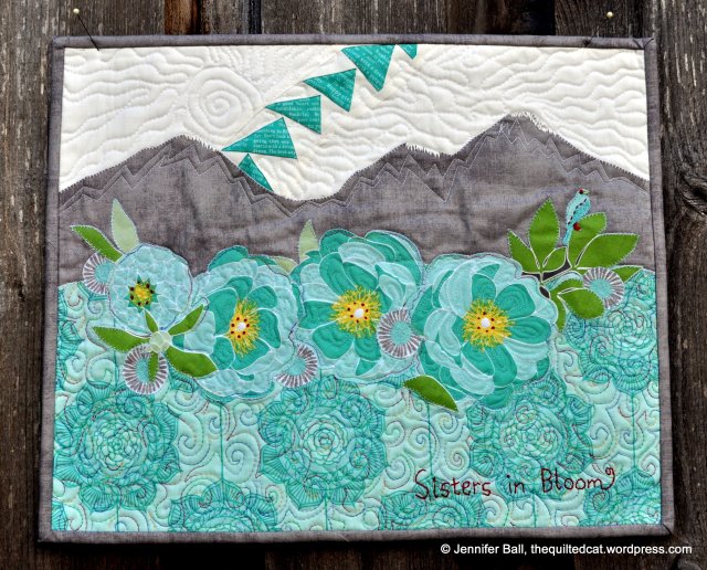 Sisters in Bloom Quilt Entry for the MQG Challenge