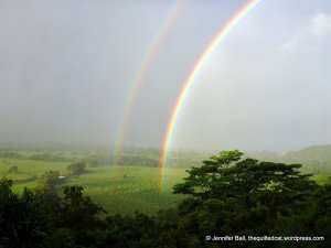 Double rainbow near Hanalei