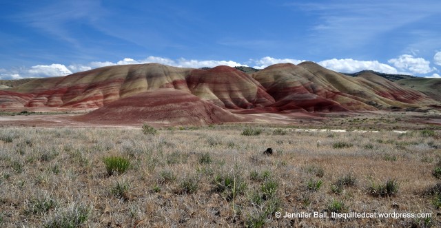 Painted Hills during mid-afternoon